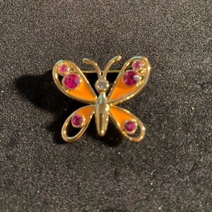 Bob Mackie Butterfly Brooch
